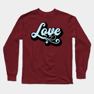 Love T-shirt Design Long Sleeve T-Shirt